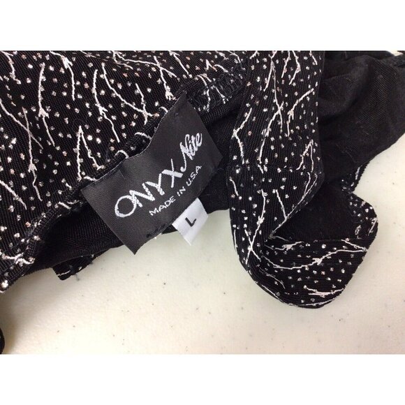 Onyx Night Sequin Tank Top Womens Large - Picture 3 of 6